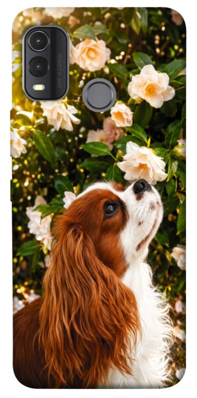 Чохол itsPrint Flower spaniel для Nokia G11 Plus, песики, купити оптом з доставкою
