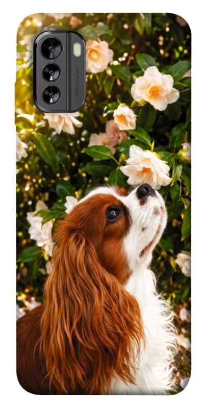 Чохол itsPrint Flower spaniel для Nokia G60, песики, купити оптом з доставкою