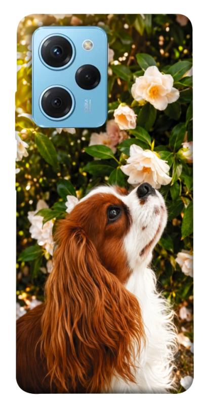 Чохол itsPrint Flower spaniel для Xiaomi Poco X5 Pro 5G, песики, купити оптом з доставкою