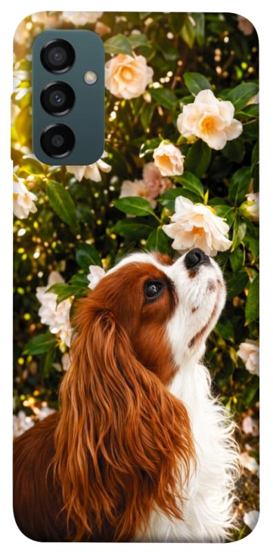 Чохол itsPrint Flower spaniel для Samsung Galaxy M14 5G, песики, купити оптом з доставкою