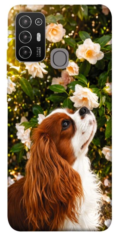 Чохол itsPrint Flower spaniel для ZTE Blade A52, песики, купити оптом з доставкою