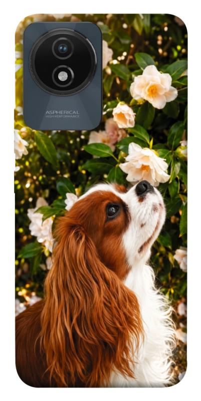 Чехол itsPrint Flower spaniel для Vivo Y02, песики, купить оптом с доставкой