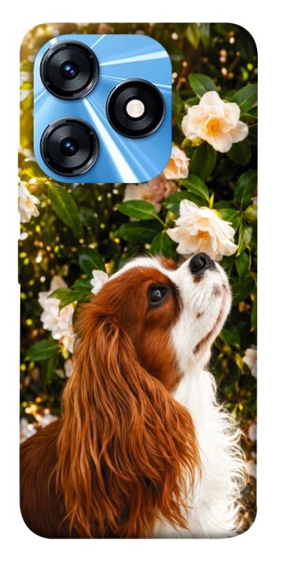 Чохол itsPrint Flower spaniel для TECNO Spark 10 Pro, песики, купити оптом з доставкою