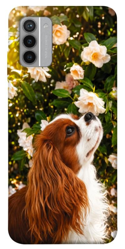 Чохол itsPrint Flower spaniel для Nokia G42, песики, купити оптом з доставкою
