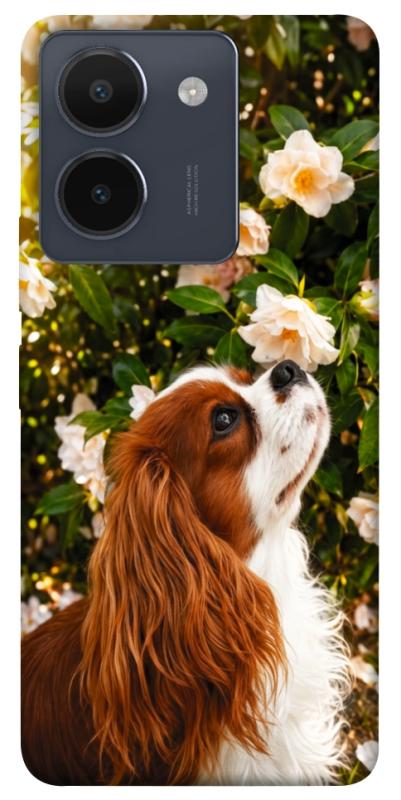 Чохол itsPrint Flower spaniel для Vivo Y36, песики, купити оптом з доставкою