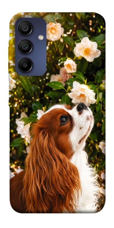 Чохол itsPrint Flower spaniel для Samsung Galaxy A15 4G/5G, песики, купити оптом з доставкою
