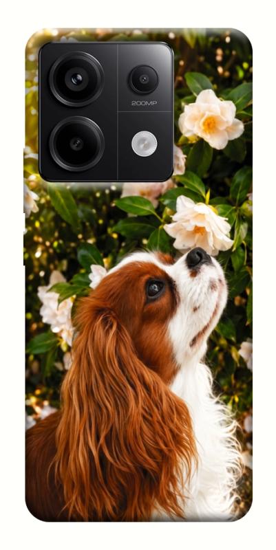 Чохол itsPrint Flower spaniel для Xiaomi Redmi Note 13 Pro 4G, песики, купити оптом з доставкою