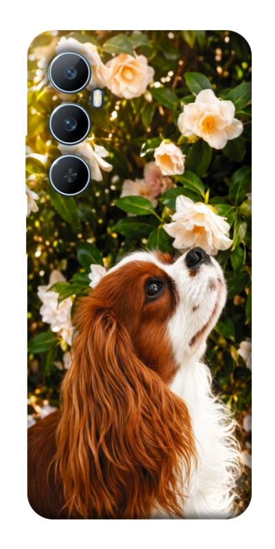 Чохол itsPrint Flower spaniel для Realme C65 4G, песики, купити оптом з доставкою