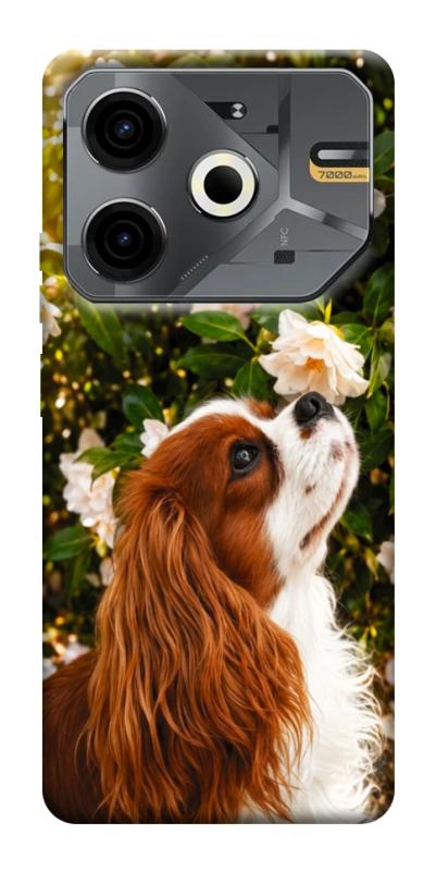 Чохол itsPrint Flower spaniel для TECNO Pova 6 Neo (LI6), песики, купити оптом з доставкою