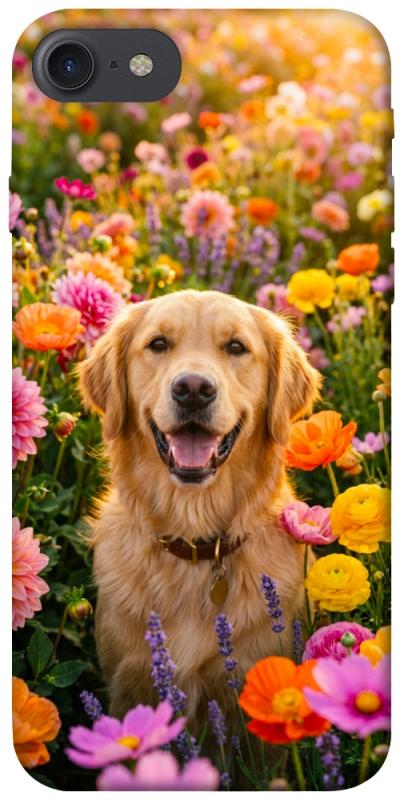 Чохол itsPrint Flowery labrador для Apple iPhone 7 / 8 (4.7"), песики, купити оптом з доставкою