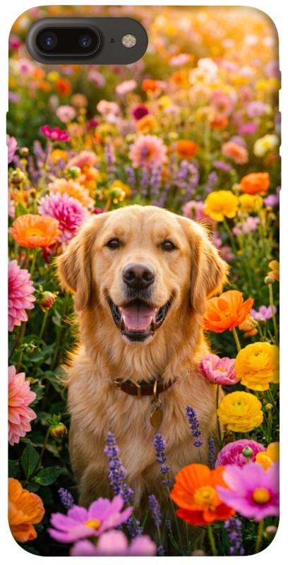 Чехол itsPrint Flowery labrador для Apple iPhone 7 plus / 8 plus (5.5"), песики, купить оптом с доставкой