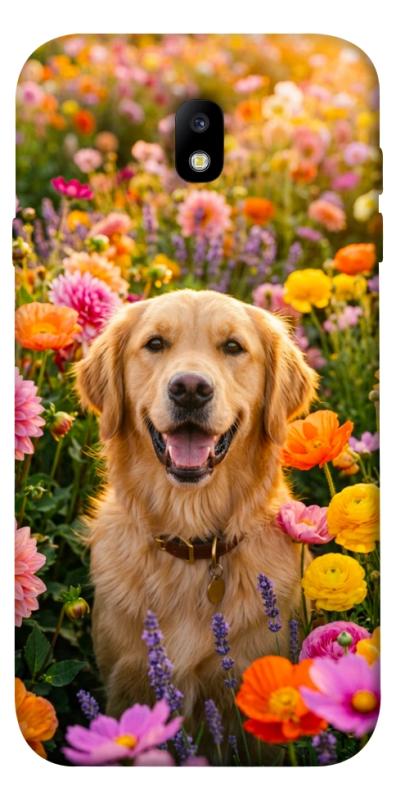 Чехол itsPrint Flowery labrador для Samsung J730 Galaxy J7 (2017), песики, купить оптом с доставкой