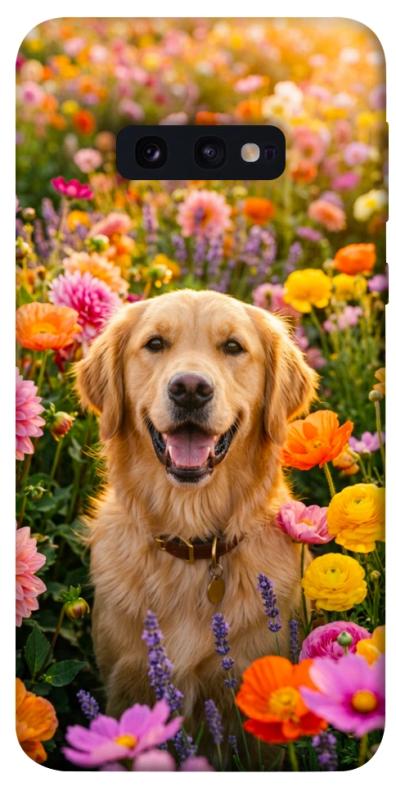 Чохол itsPrint Flowery labrador для Samsung Galaxy S10e, песики, купити оптом з доставкою