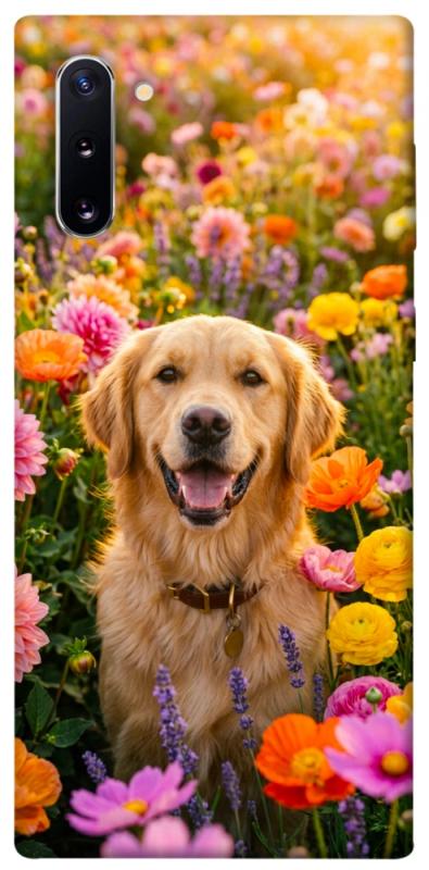 Чохол itsPrint Flowery labrador для Samsung Galaxy Note 10, песики, купити оптом з доставкою