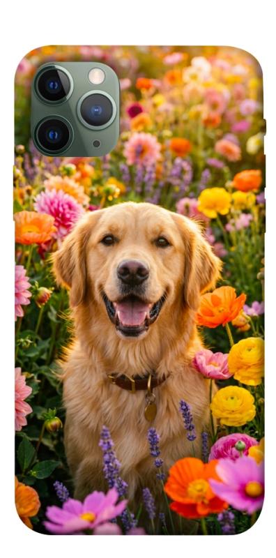 Чехол itsPrint Flowery labrador для Apple iPhone 11 Pro (5.8"), песики, купить оптом с доставкой