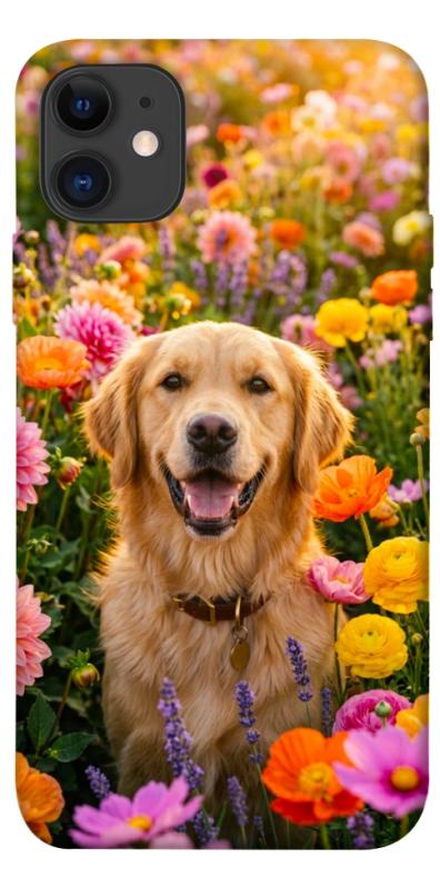 Чохол itsPrint Flowery labrador для Apple iPhone 11 (6.1"), песики, купити оптом з доставкою