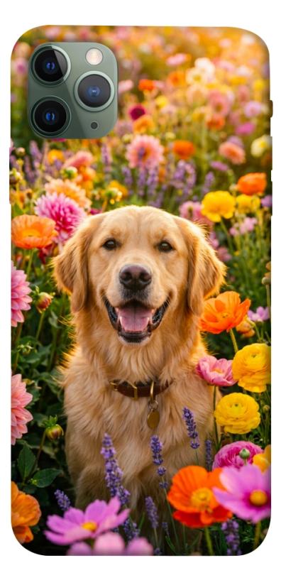 Чехол itsPrint Flowery labrador для Apple iPhone 11 Pro Max (6.5"), песики, купить оптом с доставкой