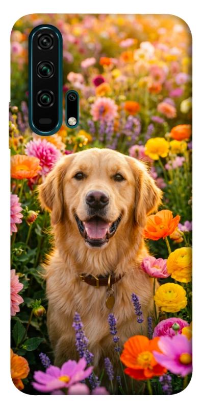 Чохол itsPrint Flowery labrador для Huawei Honor 20 Pro, песики, купити оптом з доставкою