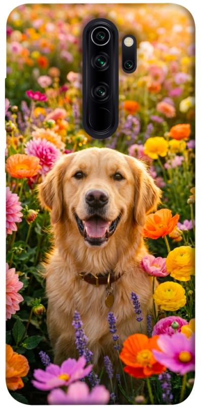 Чохол itsPrint Flowery labrador для Xiaomi Redmi Note 8 Pro, песики, купити оптом з доставкою