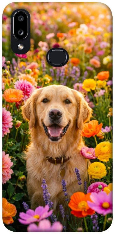 Чохол itsPrint Flowery labrador для Samsung Galaxy A10s, песики, купити оптом з доставкою