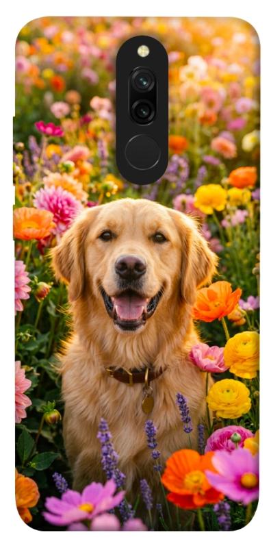 Чохол itsPrint Flowery labrador для Xiaomi Redmi 8, песики, купити оптом з доставкою