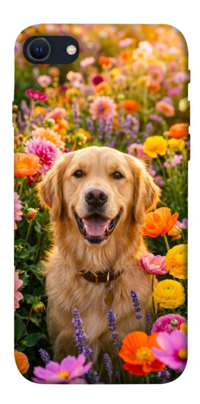 Чохол itsPrint Flowery labrador для Apple iPhone SE (2020), песики, купити оптом з доставкою
