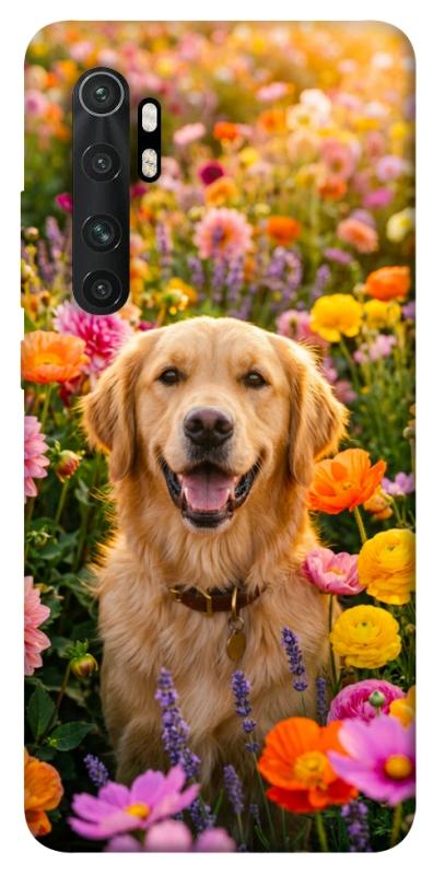 Чохол itsPrint Flowery labrador для Xiaomi Mi Note 10 Lite, песики, купити оптом з доставкою