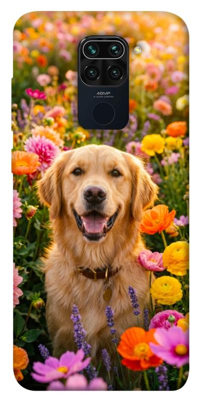 Чохол itsPrint Flowery labrador для Xiaomi Redmi Note 9 / Redmi 10X, песики, купити оптом з доставкою
