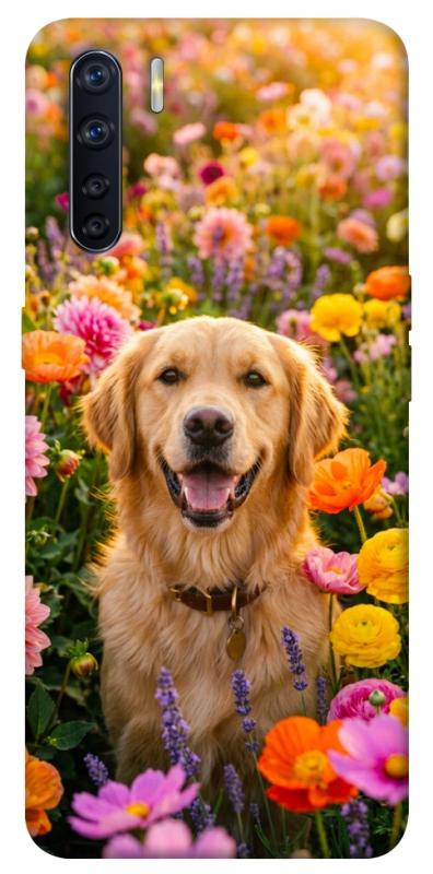 Чехол itsPrint Flowery labrador для Oppo A91, песики, купить оптом с доставкой