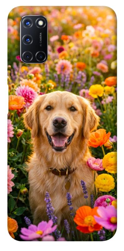 Чохол itsPrint Flowery labrador для Oppo A52 / A72 / A92, песики, купити оптом з доставкою