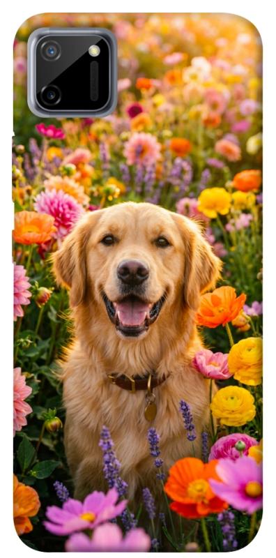 Чехол itsPrint Flowery labrador для Realme C11, песики, купить оптом с доставкой