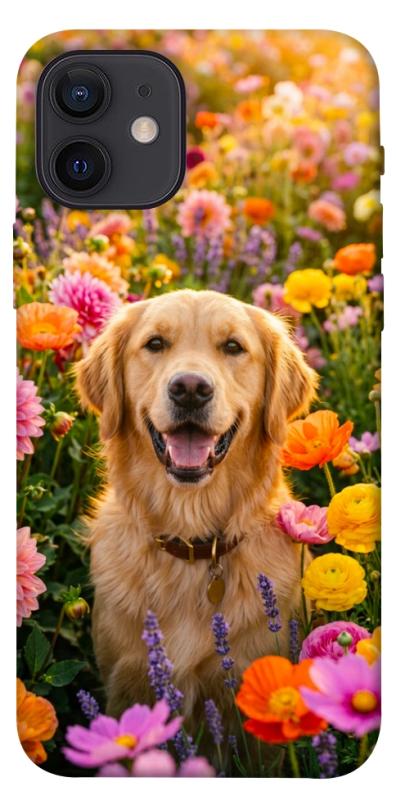 Чохол itsPrint Flowery labrador для Apple iPhone 12 Pro (6.1"), песики, купити оптом з доставкою