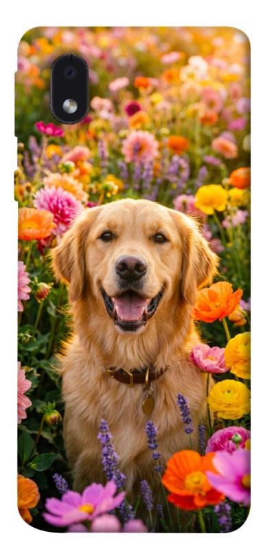 Чохол itsPrint Flowery labrador для Samsung Galaxy M01 Core / A01 Core, песики, купити оптом з доставкою