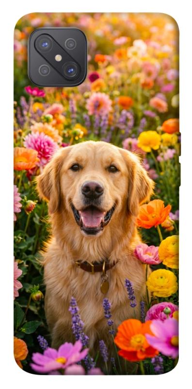 Чохол itsPrint Flowery labrador для Oppo A92s, песики, купити оптом з доставкою