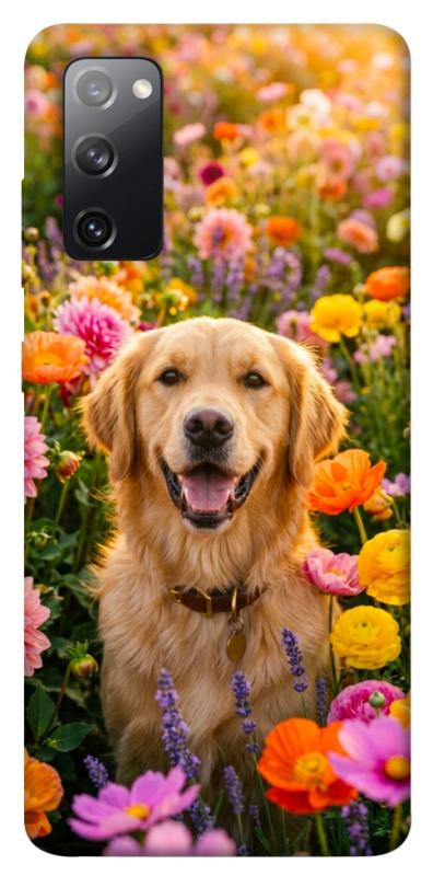 Чохол itsPrint Flowery labrador для Samsung Galaxy S20 FE, песики, купити оптом з доставкою