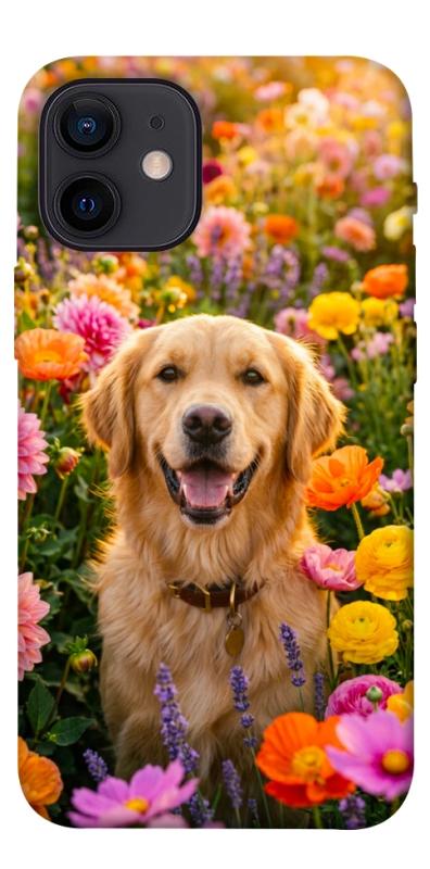Чохол itsPrint Flowery labrador для Apple iPhone 12 mini (5.4"), песики, купити оптом з доставкою