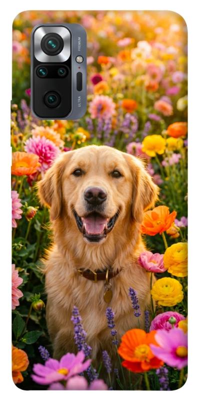 Чехол itsPrint Flowery labrador для Xiaomi Redmi Note 10 Pro, песики, купить оптом с доставкой