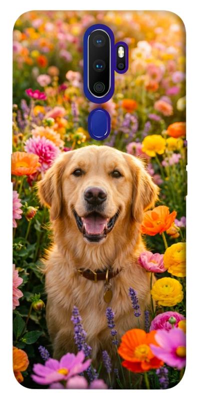 Чохол itsPrint Flowery labrador для Oppo A5 (2020) / Oppo A9 (2020), песики, купити оптом з доставкою