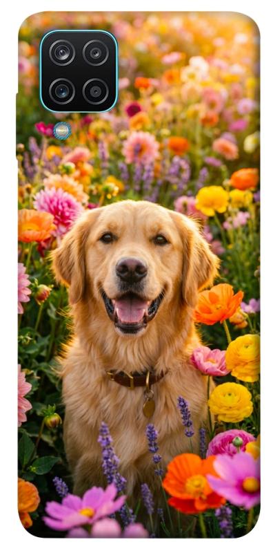 Чехол itsPrint Flowery labrador для Samsung Galaxy A12, песики, купить оптом с доставкой
