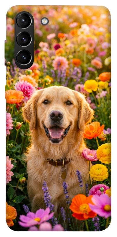 Чохол itsPrint Flowery labrador для Samsung Galaxy S21+, песики, купити оптом з доставкою