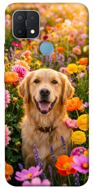 Чехол itsPrint Flowery labrador для Oppo A15s / A15, песики, купить оптом с доставкой