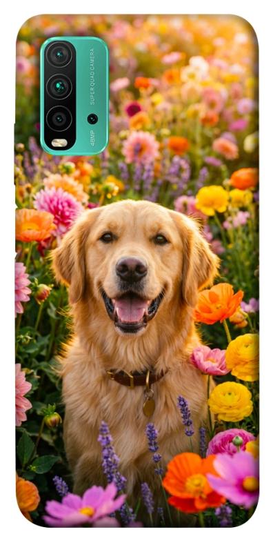 Чехол itsPrint Flowery labrador для Xiaomi Redmi Note 9 4G / Redmi 9 Power / Redmi 9T, песики, купить оптом с доставкой