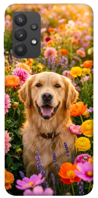 Чехол itsPrint Flowery labrador для Samsung Galaxy A32 (A325F) 4G, песики, купить оптом с доставкой