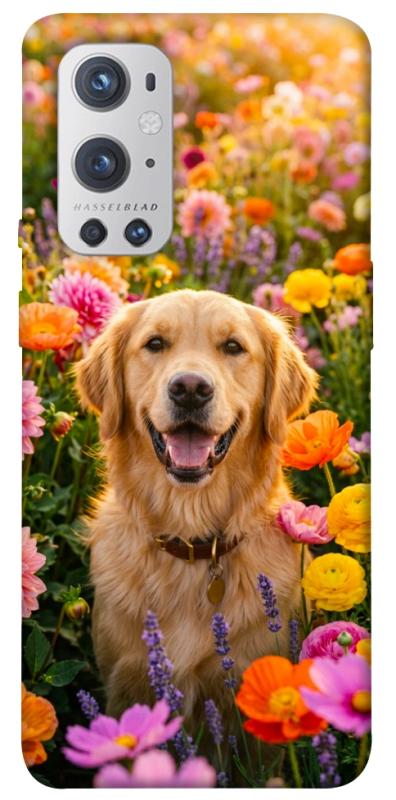 Чехол itsPrint Flowery labrador для OnePlus 9 Pro, песики, купить оптом с доставкой