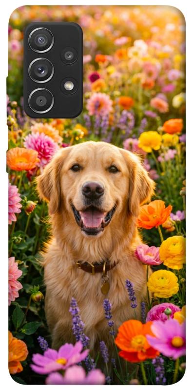 Чехол itsPrint Flowery labrador для Samsung Galaxy A52 4G / A52 5G, песики, купить оптом с доставкой