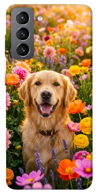 Чехол itsPrint Flowery labrador для Samsung Galaxy S21 FE, песики, купить оптом с доставкой