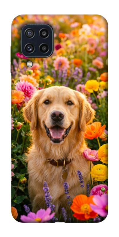 Чохол itsPrint Flowery labrador для Samsung Galaxy M32, песики, купити оптом з доставкою