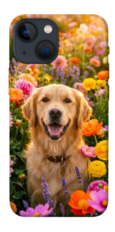 Чохол itsPrint Flowery labrador для Apple iPhone 13 mini (5.4"), песики, купити оптом з доставкою