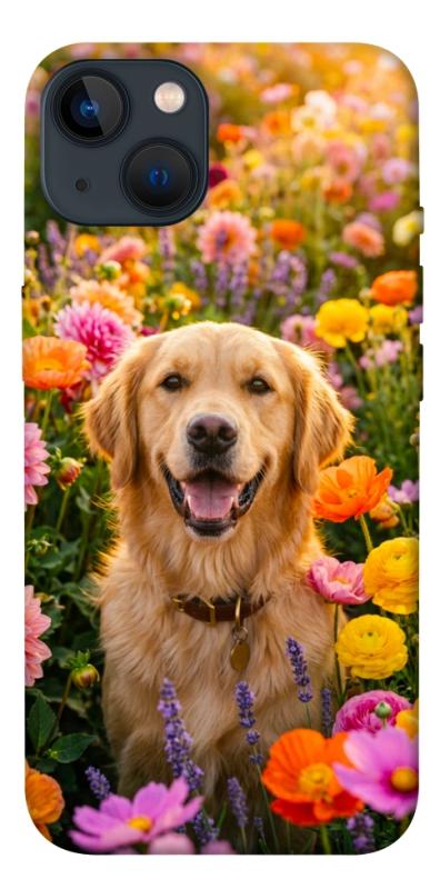 Чохол itsPrint Flowery labrador для Apple iPhone 13 (6.1"), песики, купити оптом з доставкою