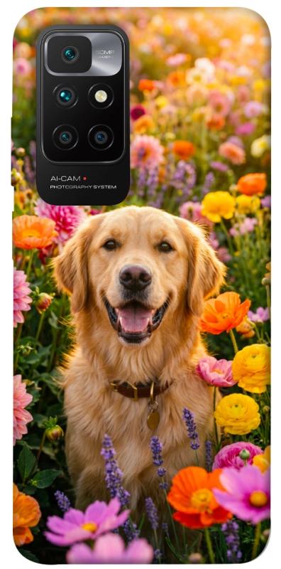 Чехол itsPrint Flowery labrador для Xiaomi Redmi 10, песики, купить оптом с доставкой